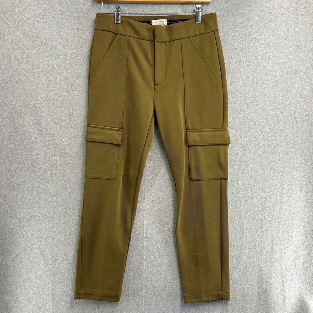 Anthropologie Size 4 The Essential Slim Cargo Pants Olive Green Indie Casual